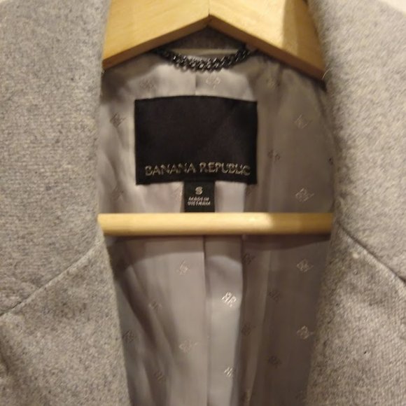 Banana Republic Heavy Wool Blend Coat size Small - Picture 5 of 6